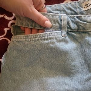 NWT💚 High Rise ZARA Denim Shorts